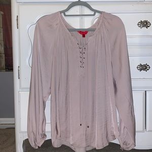 sandy pink jennifer lopez blouse (medium)